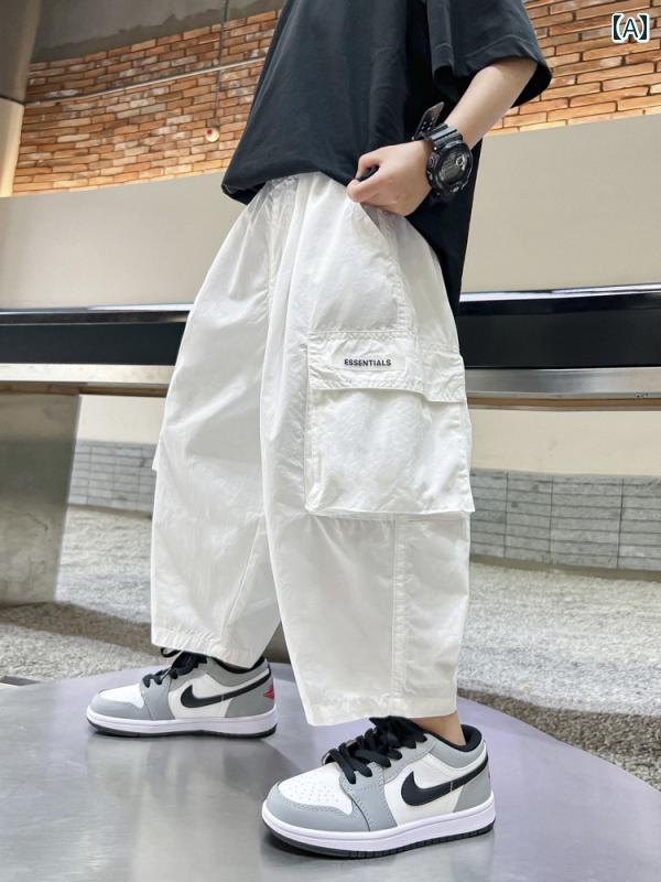 ショートパンツ キッズ 男の子 夏 ズボン カジュアル おしゃれ 薄手 涼しい 涼しい トレンディ 綿 カジュアル トレンディ