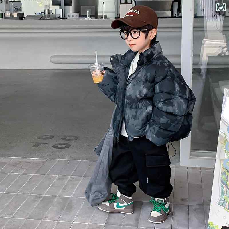 アウター 男の子 冬 おしゃれ カジュアル キッズ ダウン ジャケット 冬 冬服 ショート トレンディ ジャケット 厚手 ジャケット｜おうち健康生活