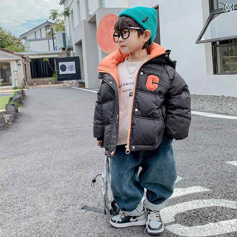アウター 男の子 冬 おしゃれ カジュアル キッズ ダウン ジャケット 冬 ジャケット 西部 少年 韓国 トップ｜おうち健康生活