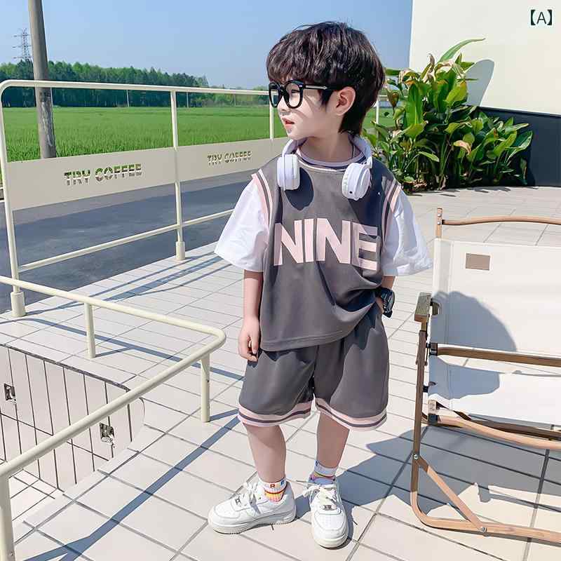 セットアップ 男の子 おしゃれ カジュアル 夏 ボーイズ 半袖 スポーツ ストリート クールボーイ