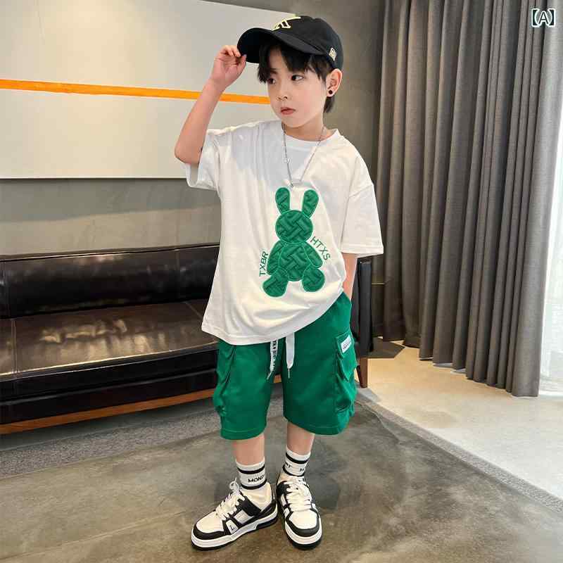 セットアップ 男の子 おしゃれ カジュアル 夏 ボーイズ 半袖 スポーツ クール
