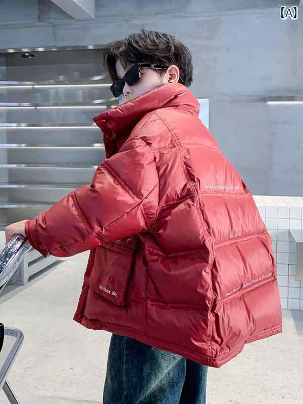 アウター 男の子 冬 おしゃれ カジュアル キッズ レッド ウォッシュ フリー ダウン ジャケット 冬 厚手 服 トレンディ 暖かい ワークジャケット 秋冬｜おうち健康生活 10,622円
