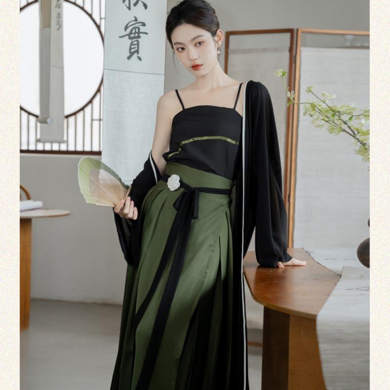 レディース ファッション 漢服 婦人服 チャイナ風 普段使い 明 馬顔スカート 夏
