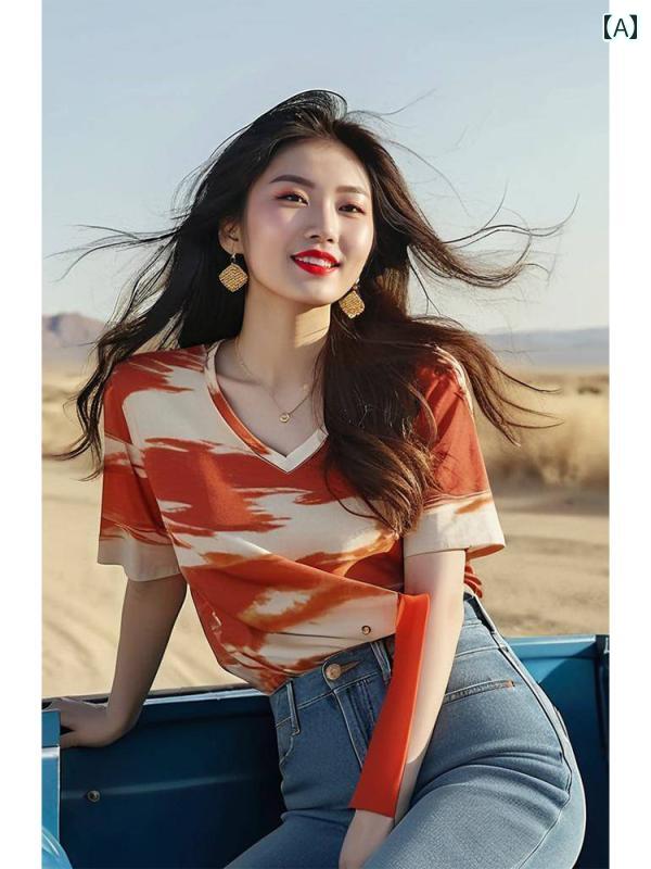 レディース ファッション 半袖 Tシャツ ボトム シャツ ユニーク シックス モール トップスス 夏｜おうち健康生活