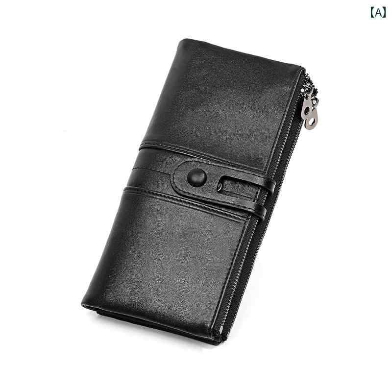 メンズ ファッション アイテム おしゃれ プレゼント 消 磁 財布 レディース 革 ロング ジッパー 盗難 防止 ブラシ 留学 旅行 携帯電話 バッグ｜おうち健康生活
