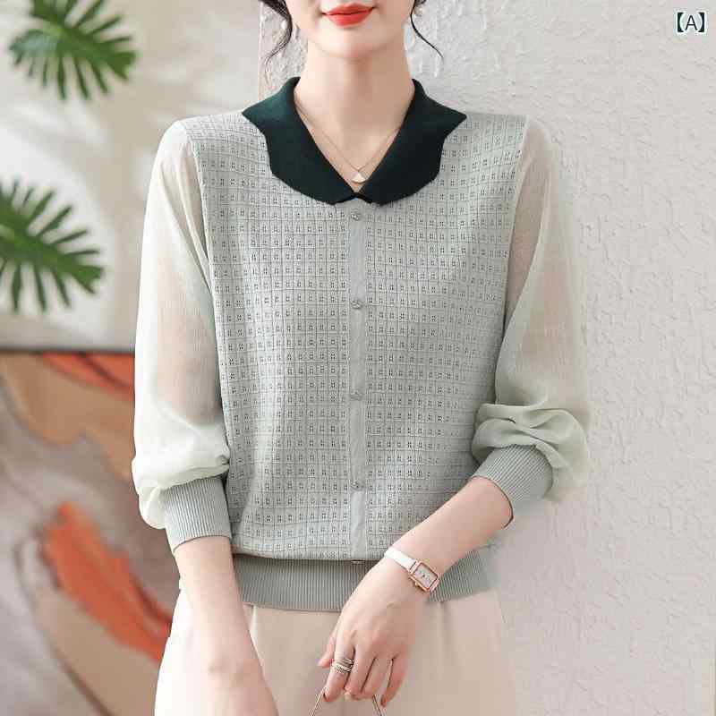 トップス レディース おしゃれ 通勤 オフィス カジュアル 秋服 ニット セーター 西洋風 高貴 婦人服 エレガント 糸 袖｜おうち健康生活 8,318円
