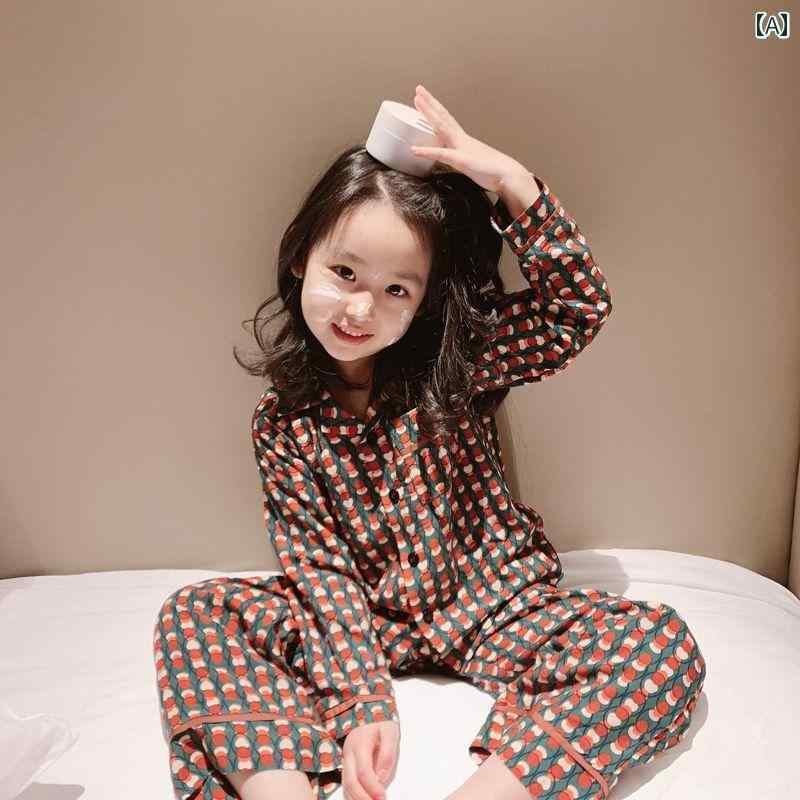 パジャマ 子供 女の子 ルームウェア かわいい 春 長袖 ホーム 服 セット 赤ちゃん 春秋 快適 服