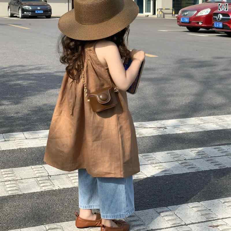 子供服 女の子 セットアップ おしゃれ カジュアル かわいい ドレス 夏 韓国 ベビー サスペンダー スカート ジーンズ カジュアル 2点 セット