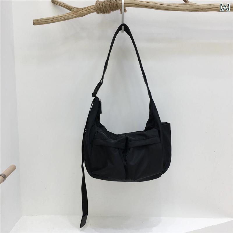 レディース バッグ 普段使い 通勤 小さめ カジュアル 防水 ナイロン シンプル スポーツ ショルダー クロス ボディ トート