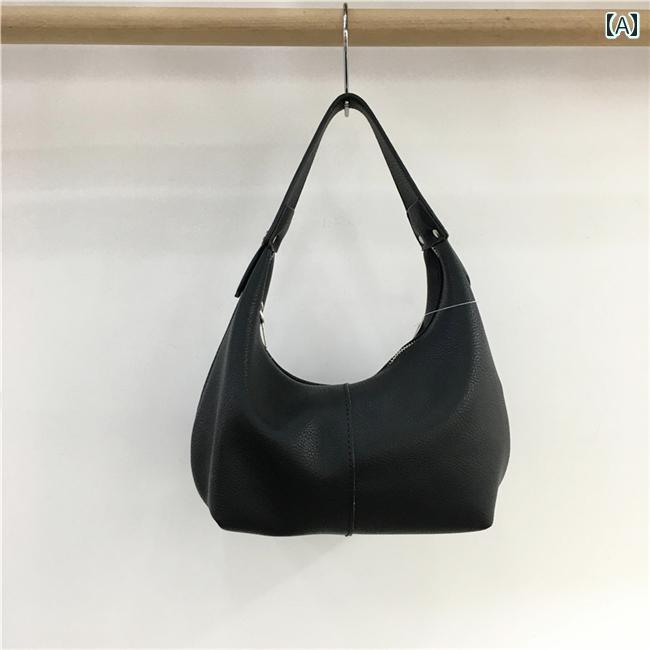 レディース バッグ 普段使い 通勤 小さめ ソフト ライチ 柄 Pu レザートート 団子 ファッション 脇下