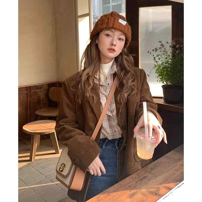 楽天市場】コーデュロイ ジャケット レディース アウター スーツ 春秋