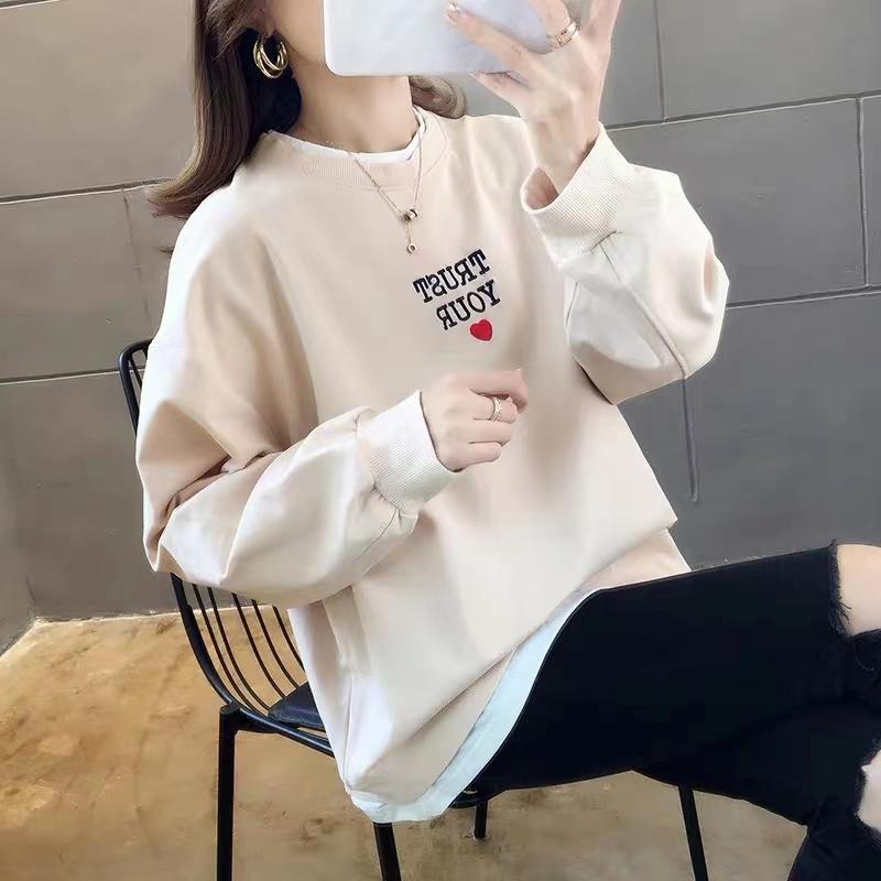 韓国 フェイクセットアップ 重ね着風 調教師 秋 薄っぺら 冷やりとした 冷やりとした 置き手紙 長袖 トップス はたご屋 流行り