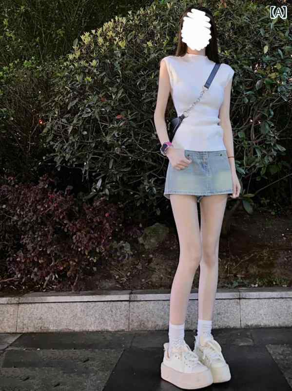 セットアップ レディース 心地好い 今めかしい 会う約束  うしろ帯会 夏 ソルト 風 コーデ 情 風 トップス ジーンズスコート