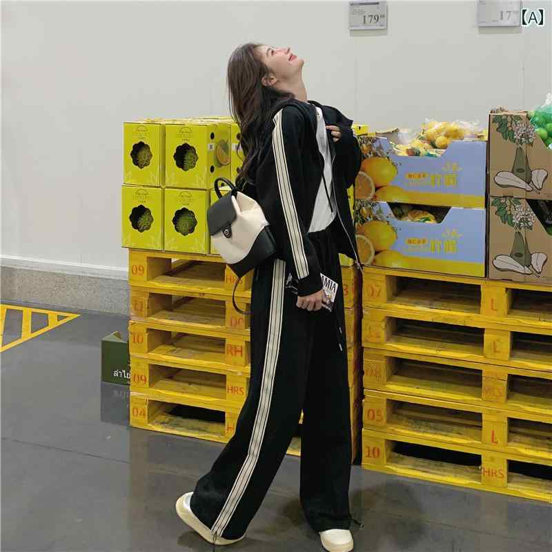 セットアップ レディース カジュアル おしゃれ デート 女子会 カジュアル 水着 春秋 フード ファッション カーディガン セーター ドレープ パンツ シック セット|おうち健康生活