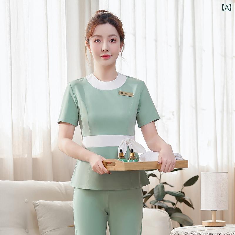 エステ ユニフォーム レディース 制服 サロン おしゃれ リラクゼーション クリニック 美容師 メディカル ビューティー レジャー マッサージ 技師 セット