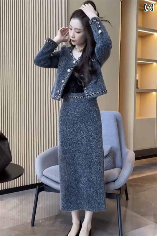 大きめ大きさ レディース 今めかしい 流行り物 ファッションフレグランス スコート 秋冬 凝った 厚地の外套 か細い スコート