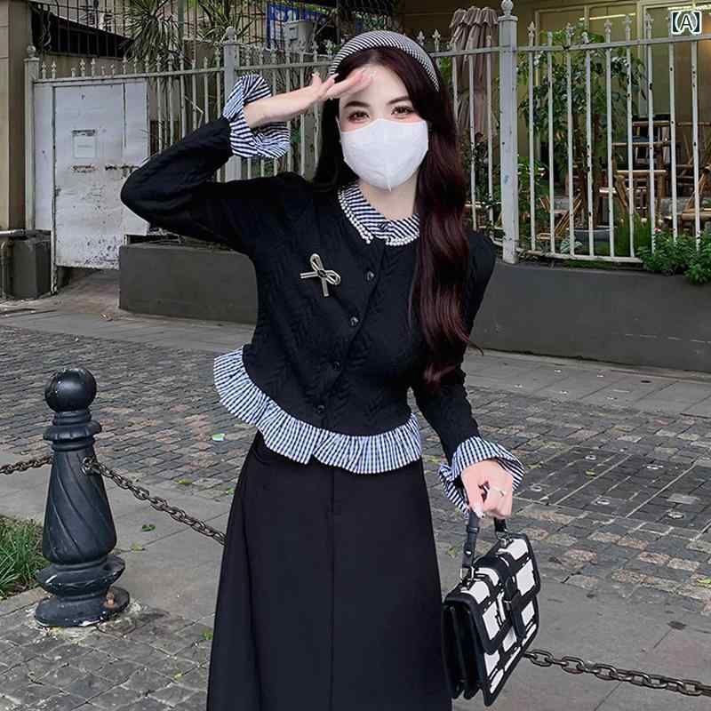大きめ大きさ レディース 今めかしい 流行り物 心地よい 会う約束 お嬢さん会 秋冬 御召しもの ゆったり か細い 編み物 御召しもの ２点 書き割り 書き割り 組み合わせられて