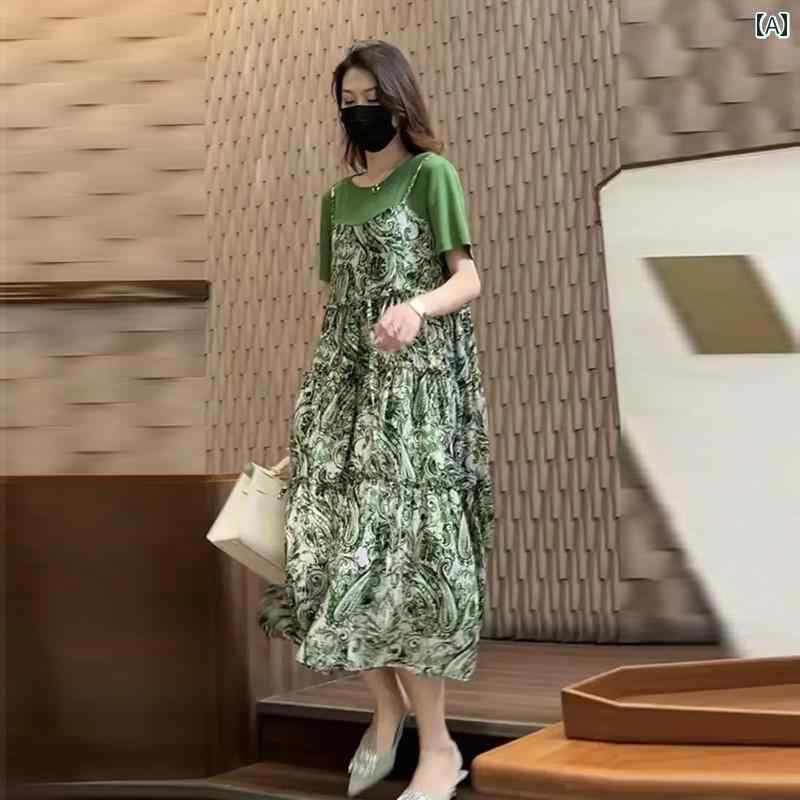 大きめ大きさ レディース 今めかしい 流行り物 心地よい 女子らしい 雅びやか 会う約束 うしろ帯会 お召しもの 夏 如何様物 セットアップ 体型押しかぶせる 膝丈 スコート