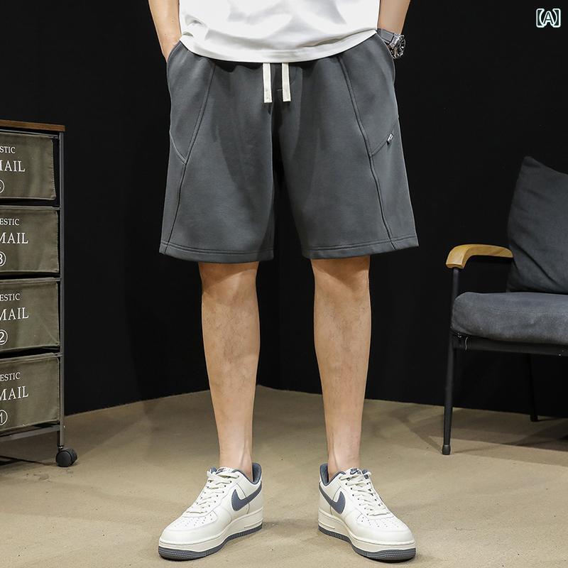 大きめサイズ メンズ ハーフパンツ カジュアル おしゃれ ファッション スポーツ 五分丈 ハーフ ハーフ 年 夏 ミディアム 五分丈 ハーフ ハーフ 夏 アウター トレンド