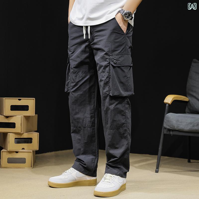 大きめサイズ メンズ パンツ カジュアル ズボン おしゃれ ファッション 春 春秋