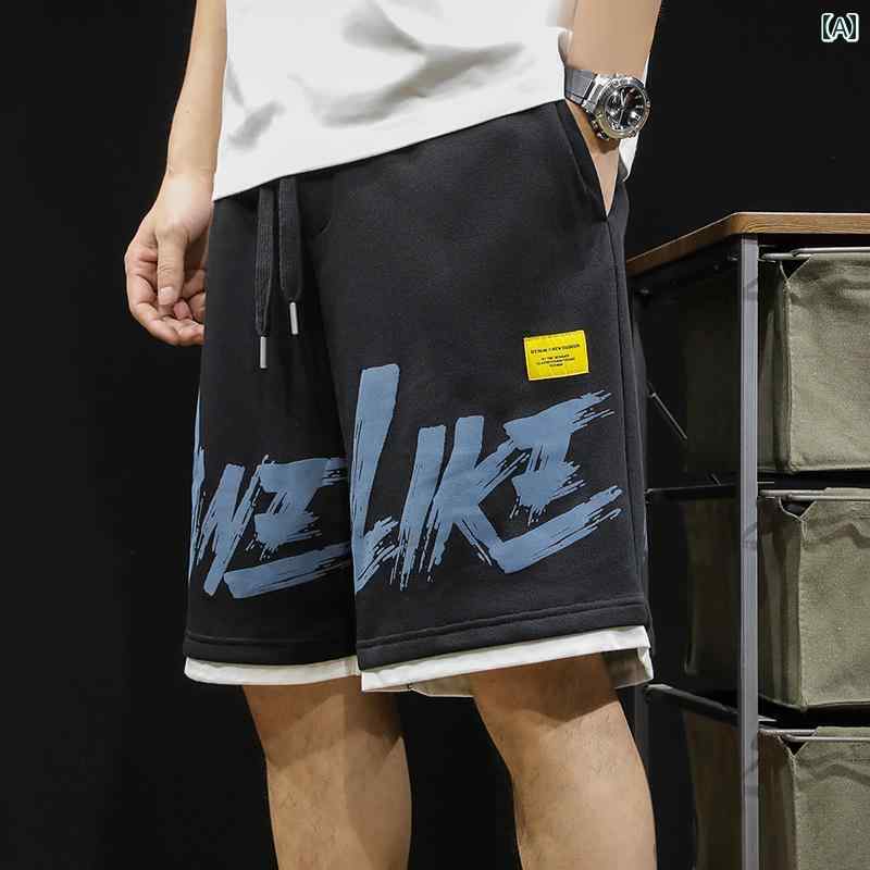 大きめサイズ メンズ ハーフパンツ カジュアル おしゃれ ファッション トレンド ショート 夏 五分丈 ハーフ ハーフ 夏 アウター スポーツ｜おうち健康生活