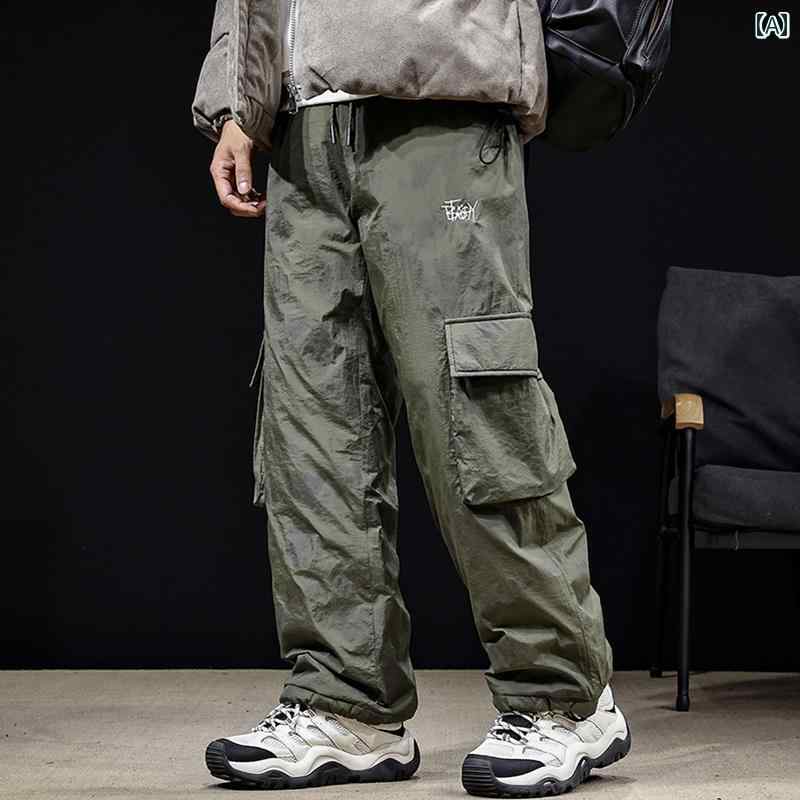 大きめサイズ メンズ パンツ カジュアル ズボン おしゃれ ファッション 冬 防寒 迷彩 ダウン 新 レッグ ストレート 防風 防水 スキー|おうち健康生活