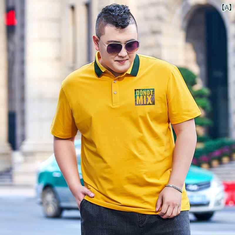 大きめサイズ メンズ カジュアル 夏 カジュアル 大 半袖 ポロシャツ 綿 ビジネス 半袖 t シャツ 服