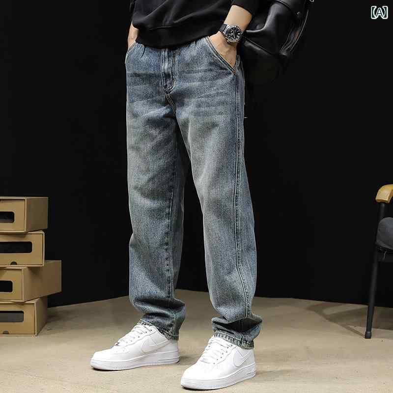 大きめサイズ メンズ パンツ カジュアル ズボン おしゃれ ファッション 秋 ジーンズ ストレート アメリカン 春秋 トレンド 7,512円