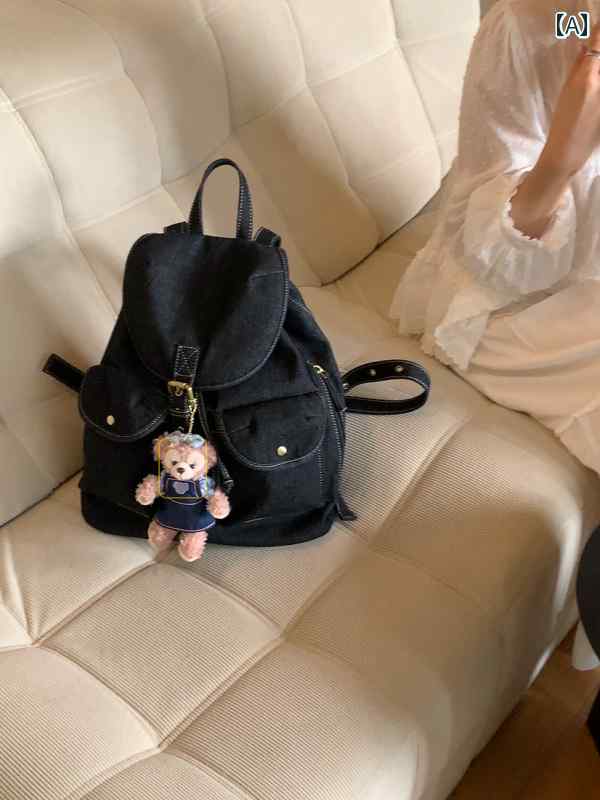 リュック レディース おしゃれ 普段使い バック パック デニム 旅行 通勤 シンプル 軽量 涼しい 涼しい大容量 ノスタルジック
