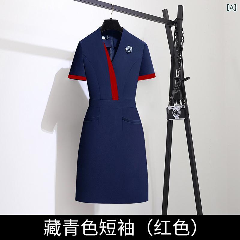 レディース ファッション ビジネス オフィス 制服 上品 フォーマル エレガント ドレス スリム 夏 スカート｜おうち健康生活