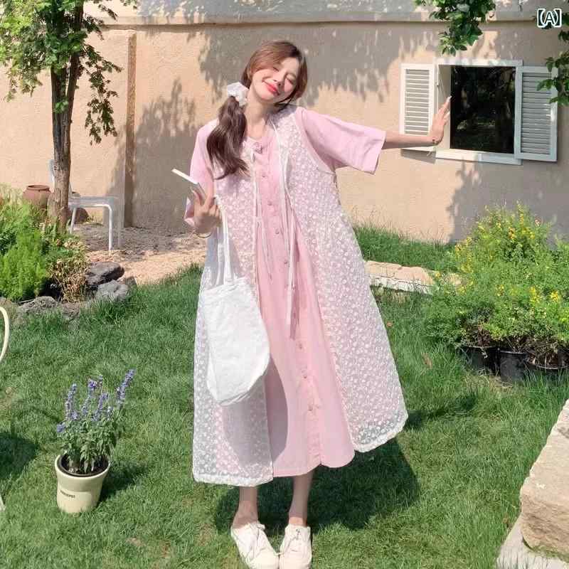 レディース ファッション カジュアル おしゃれ フェミニン ピンク フレッシュ スカート 夏 フォレスト パフスリーブシャツ スカートレイ ヤード レース ブラウス スカート|おうち健康生活