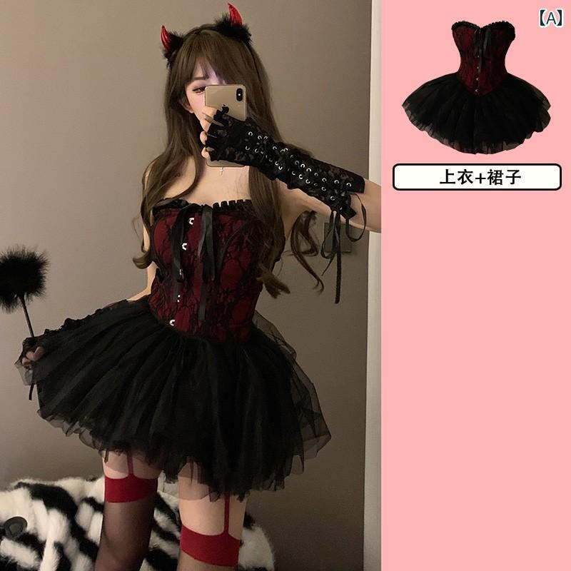 セクシー コスプレ レディース ハロウィン 悪魔 制服 女王様 キャバ ロイヤル 魅惑 猫 メイド スーツ バニーガール｜おうち健康生活