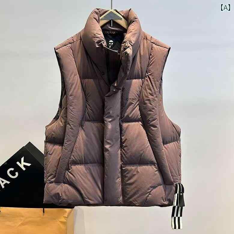 メンズ 限りない 今めかしい アウター 冬 軽さ 冷やりとした 落ち込む アメリカン アウトドア 余暇 ベスト