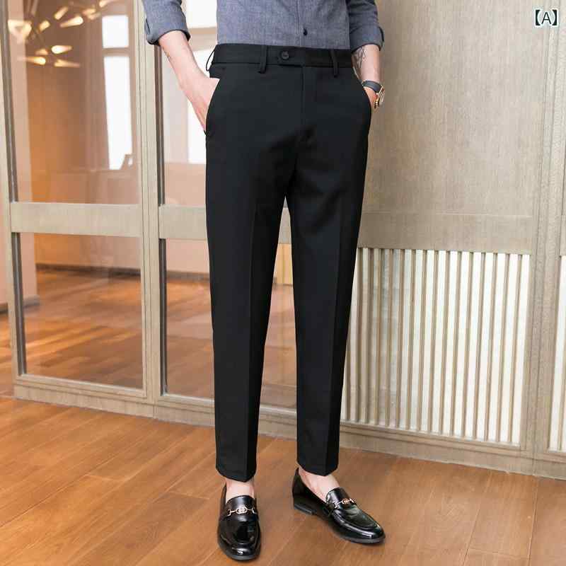 メンズ ズボン下 事務所 商行為 心地好い 洒落者 時間 韓国 トレンディ か細い相応う その他-メンズファッション