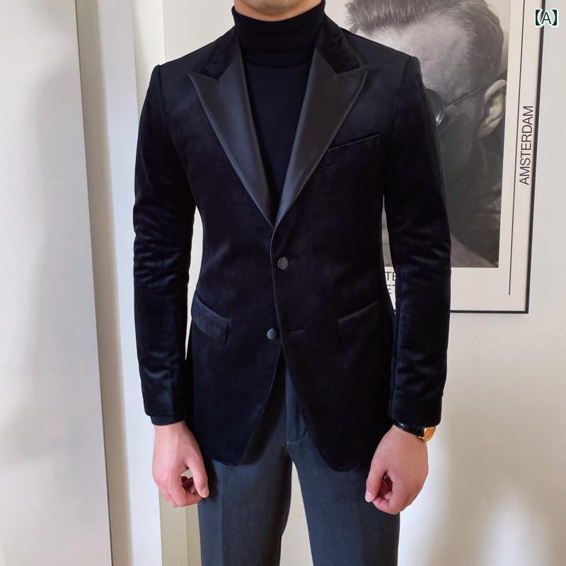 メンズ 流行り物 今めかしい 洒落者 かっこいい 寄りあい 御召しもの シングル前胸部 背広 連合王国 起毛 か細い 花むこ 背広 兄ちゃん