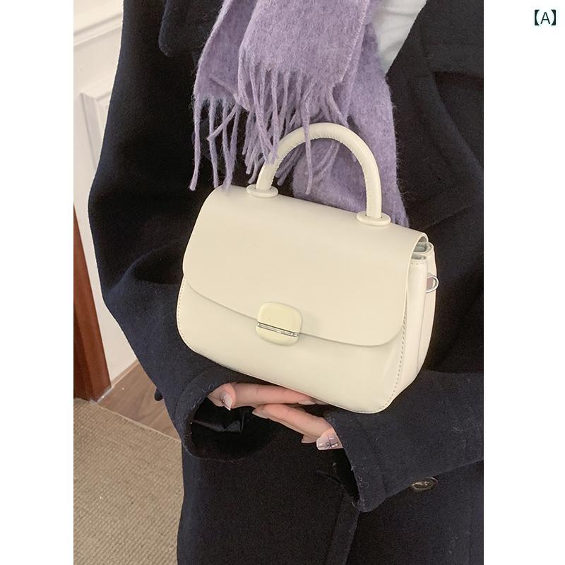 レディース バッグ 普段使い クロス ボディバッグ トレンディ ファッション 韓国 レトロ ポータブル サドル ショルダー スモール