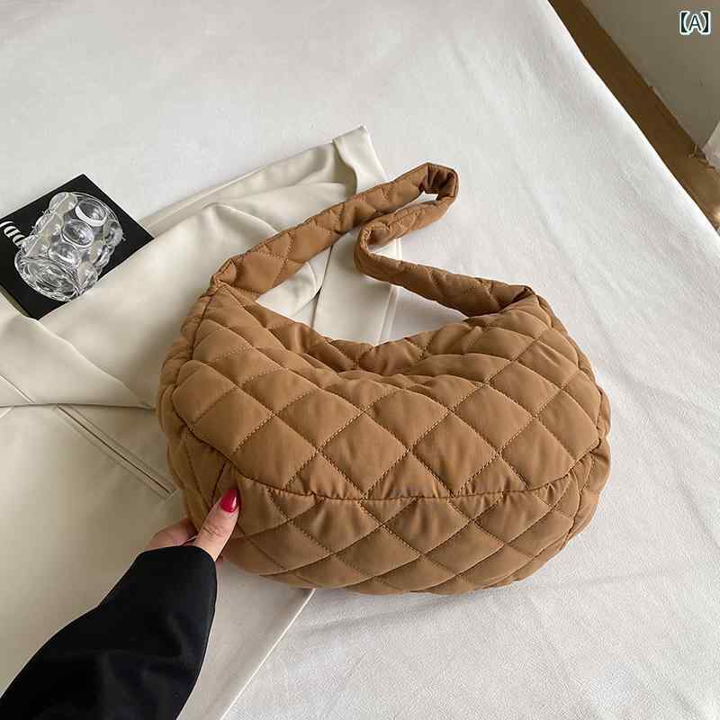 レディース バッグ 普段使い 秋冬大容量 通勤 クロス ボディバッグ 団子 キャンバス ショルダーパッド入り