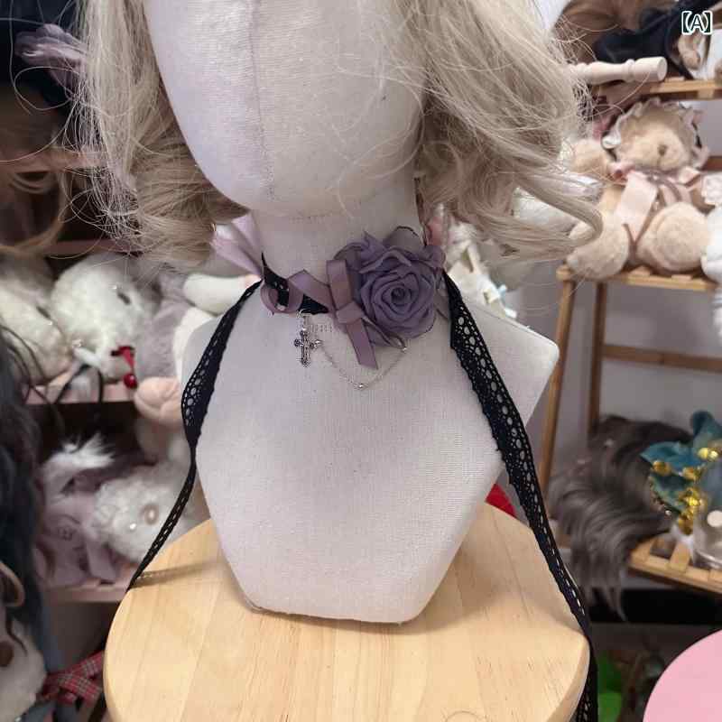 ロリータ ファッション コスプレ ヘアアクセサリー かわいい ガーリー ダーク 魔女 ヘア バンド ヘアピン ガジェット