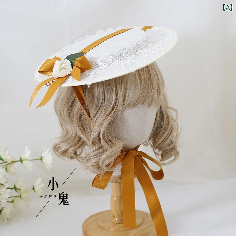レディース 帽子 ロリータ かわいい ガーリー コスプレ マルチ カラー 中国 西洋 折衷 レトロ 宮殿 チャイナ ドレス フェアリー エレガント リネン 4,340円