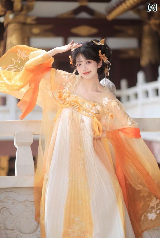 漢服 お召しもの レディース ロングお召しもの 今めかしい 高座 映画化 一こまお召しもの コスプレ 素晴らしい 小母さん 洋芥子 シード 唐 夏 朦々たる 刺しゅう 胸 丈 アンダー スコート 背広