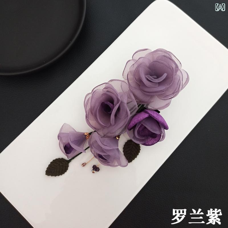 コサージュ フォーマル おしゃれ ブローチ 入学式 卒業式 パーティー 軽量 涼しい エレガント 糸 中国 レトロ エレガント ピン ファッション