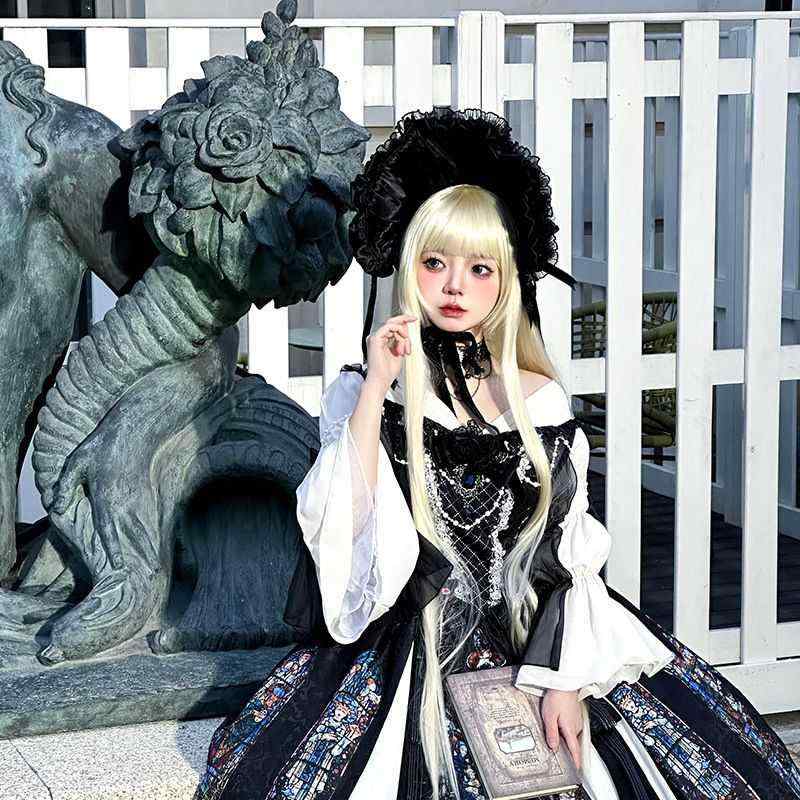 コスプレ 衣装 ロリータ レディース コスチューム パーティー 写真撮影 さくら プチ新 ラブ カラー ウインドウ クラシカル エレガント ダーク ゴシック ロリータ｜おうち健康生活 10,950円