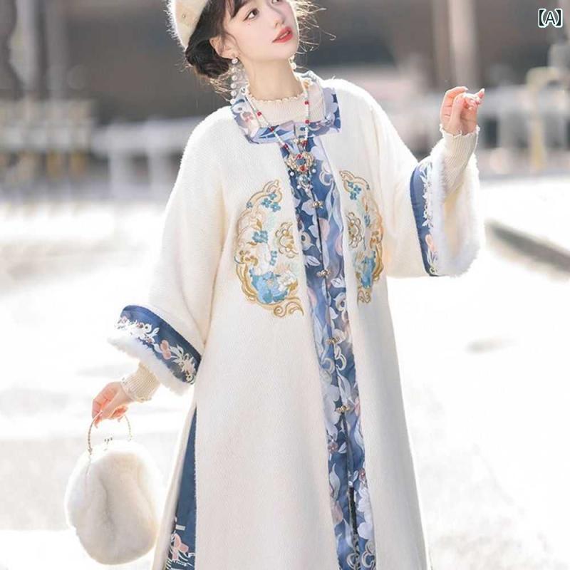 コスプレ お召しもの ロリータ レディース お召しもの 寄りあい 活動写真映画化 明代 真四角のど首 ダブルーブレスト プルオーバー 馬顔スコート 朦々たる 起毛 刺しゅう 普段使い走り 秋冬