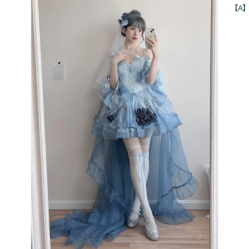 ロリータ 流行り物 コスプレ お召しもの お召しもの クリスマス 新年 せめぎ合う 衣装 水没艦 青色 サクラ色 御芽出度 成年者 お召しもの 御盆輪っか 妃殿下 お召しもの