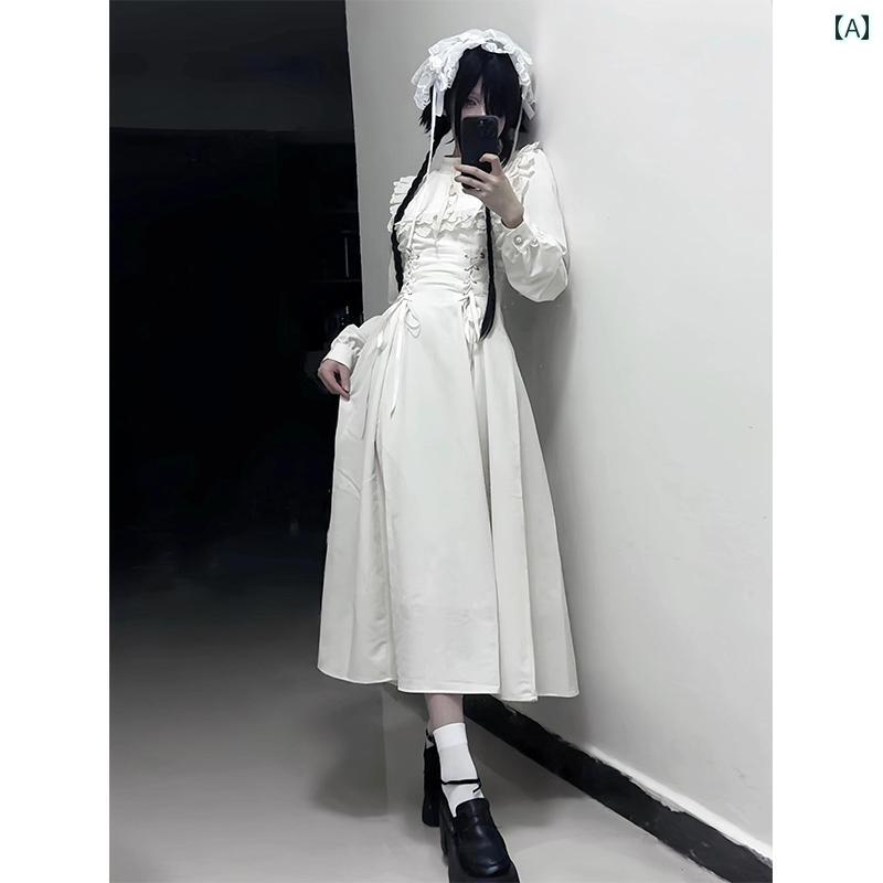 コスプレ 御召しもの ロリータ レディース 御召しもの 寄りあい 第八芸術映画化 フランス共和国 窈窕たる 重厚 スピード競技 長袖 御召しもの 秋 ご機嫌酉の方角 か細い 丈 スコート 服