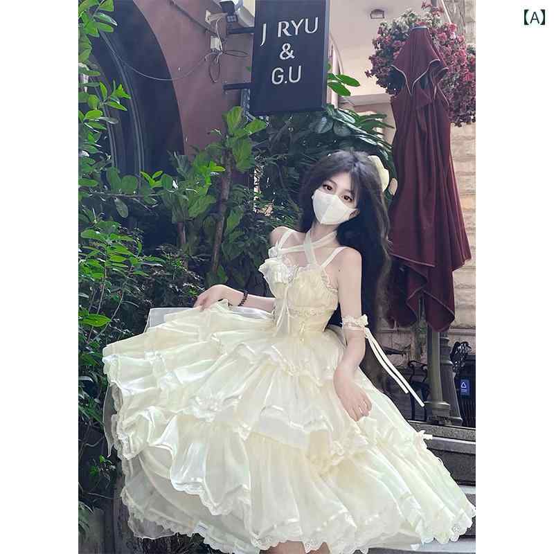 コスプレ 衣装 レディース コスチューム パーティー 写真撮影 ホルターネック ロリータ ドレス ロリータ 花嫁 ドレス エレガントゴージャス プリンセス ドレス｜おうち健康生活