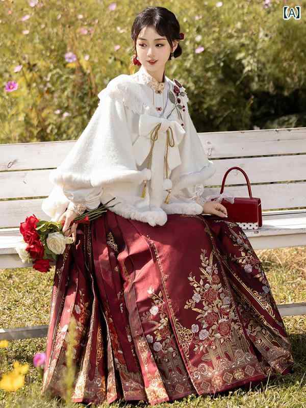 漢服 お召しもの レディース 流行り物 今めかしい 高座 映画化 一こまお召しもの コスプレ 瀬戸もの風 漢 普段使い走り 新年 せめぎ合う 衣装 瀬戸もの風 エンゲージメント お召しもの 馬顔スコート 明代