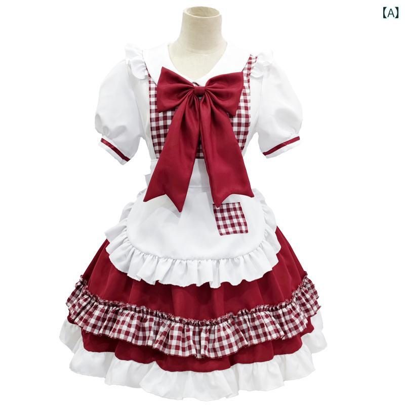コスプレ 衣装 レディース コスチューム パーティー 写真撮影 かわいい メイド セクシー メイド 制服 ドレス セット
