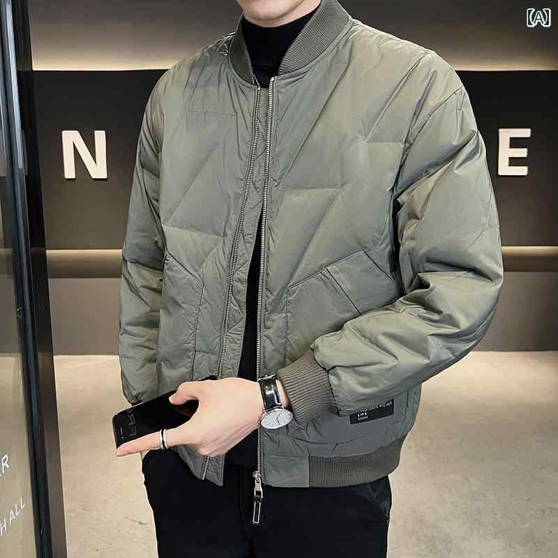 アウター メンズ 格好のいい 軽さ 冷やりとした 冷やりとした 遊撃手 落ち込む 上衣 冬 ベースボール 襟 韓国 か細い 上衣 流行り