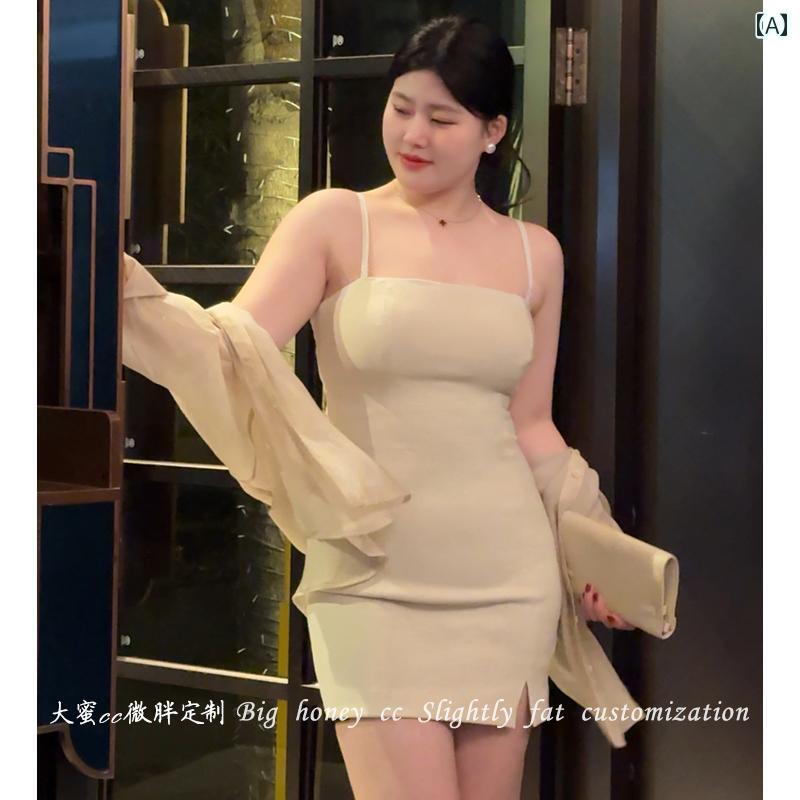 大きめ大きさ レディース 流行り物 韓国 演劇 視覚性 色っぽい 肩吊りひも 御召しもの 成人女性服 太り か細い 春夏